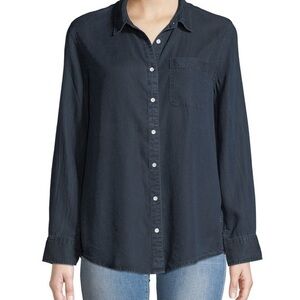 DL1961 Nassau & Manhattan Lace Up Button Front Shirt Size Small